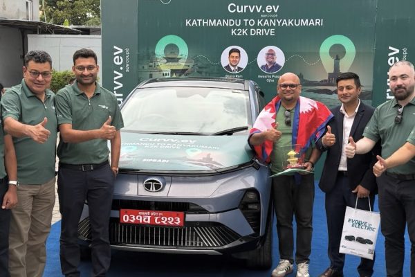 Kathmandu to Kanyakumari on Tata Curvv.ev: Awashis Ojha and Bijaya Ram Kashajoo Complete Historic 6,200KM EV Journey Kathmandu to Kanyakumari on Tata Curvv.ev:
