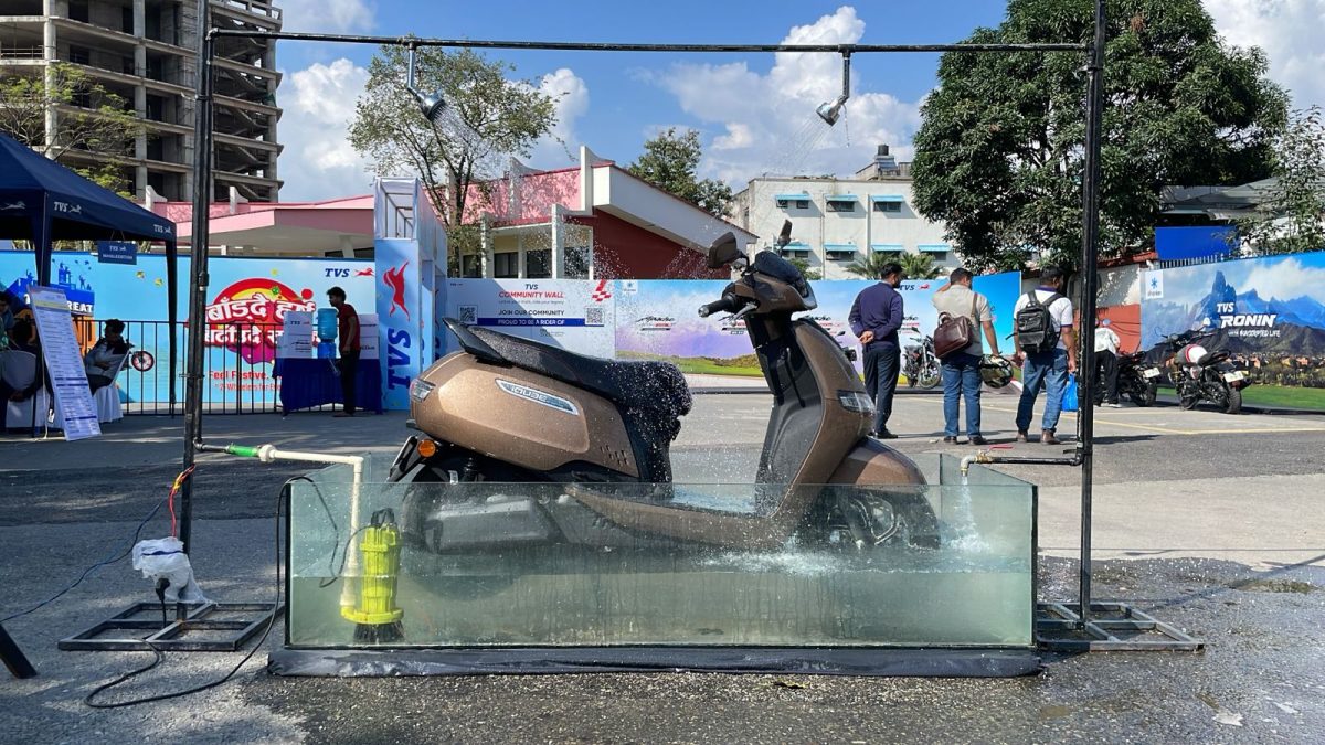 TVS electric scooter Nepal