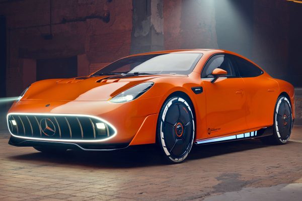 Mercedes-AMG GT XX Concept electric hypercar with 1,360 horsepower, designed to rival Tesla.