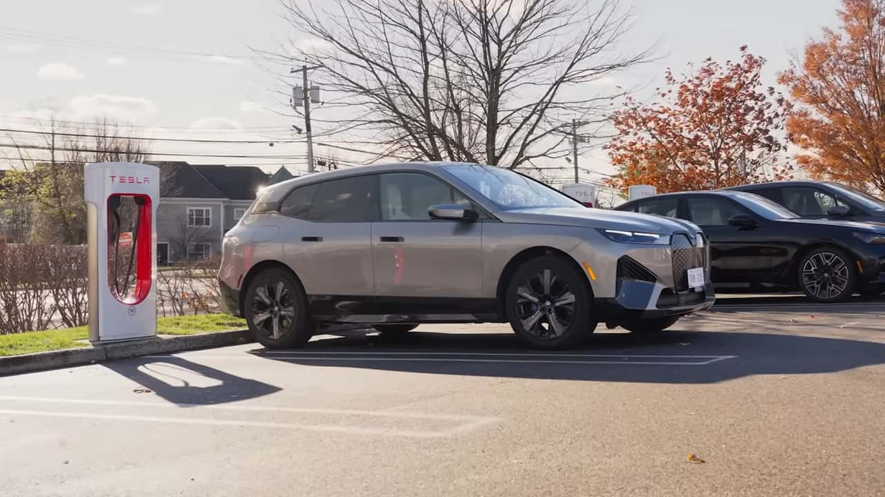 BMW and Tesla Supercharger network compatibility
