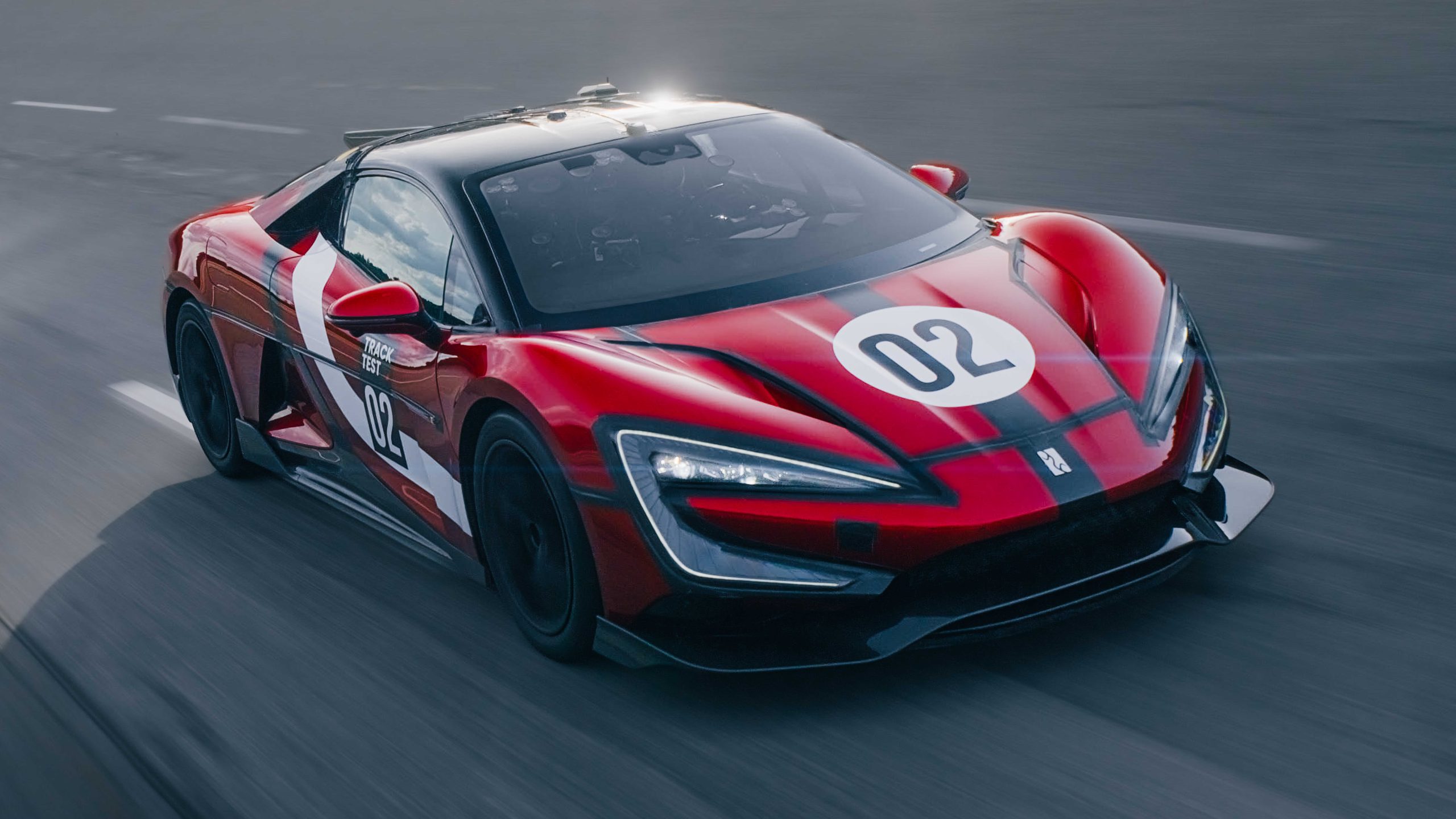 Yangwang U9 fastest electric supercar front view