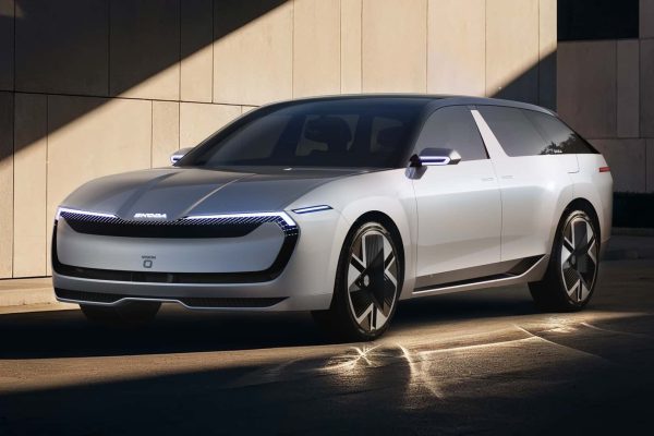 Skoda Vision O electric wagon concept exterior