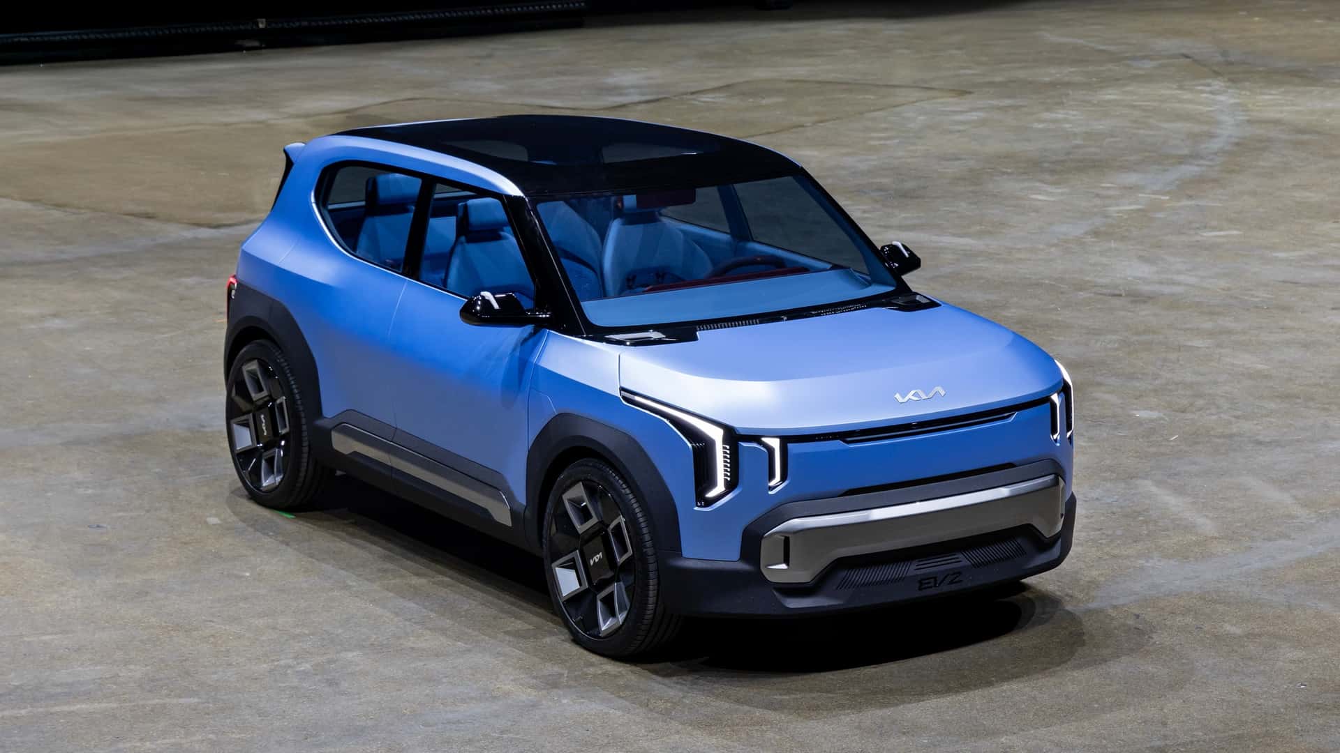 Kia EV2 budget electric vehicle design revealed