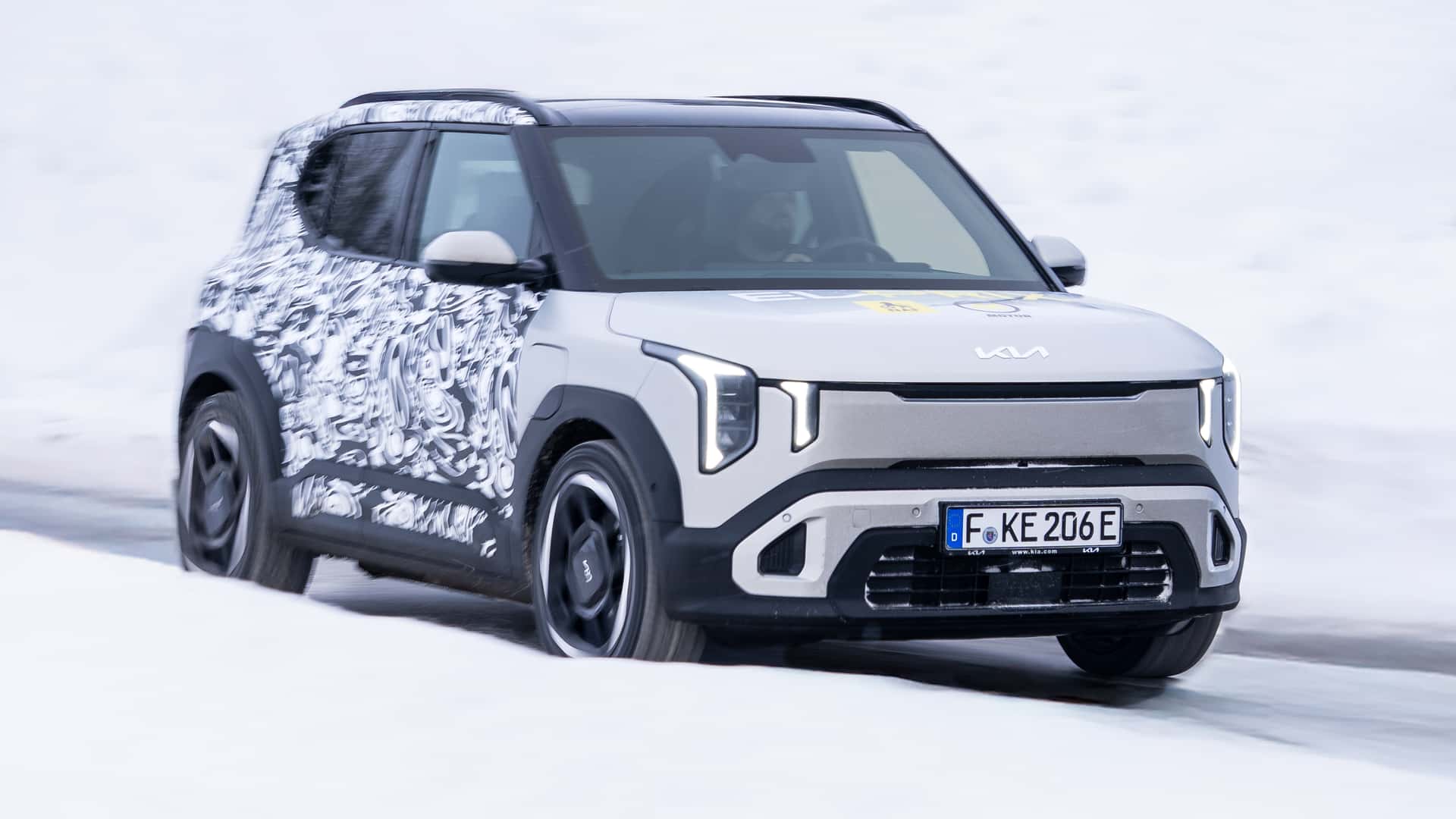 Kia’s latest electric vehicle performing well in cold winter conditions