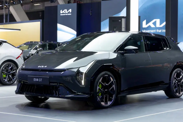 Kia electric hot hatch prototype spotted in action on test drive