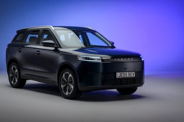 First shipment of Omoda 5 E5 electric SUVs arriving at a Canadian port.