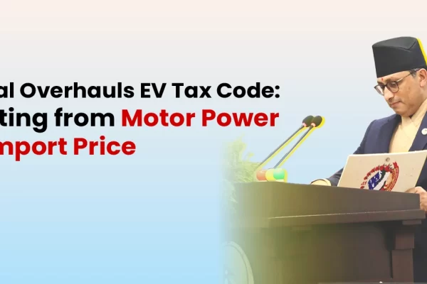 Customs officers at the Birgunj border inspecting newly imported electric vehicles under the revised valuation tax framework.