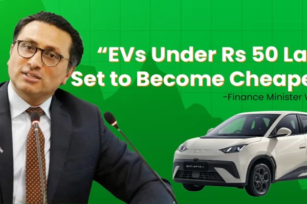 Finance Minister Dr. Swarnim Wagle addressing financial journalists regarding the new electric vehicle tax framework in Nepal.